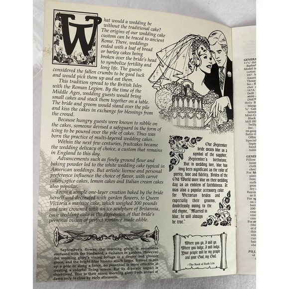 The Bridal Belle Collection Miss September Crochet Pattern - Picture 3 of 4